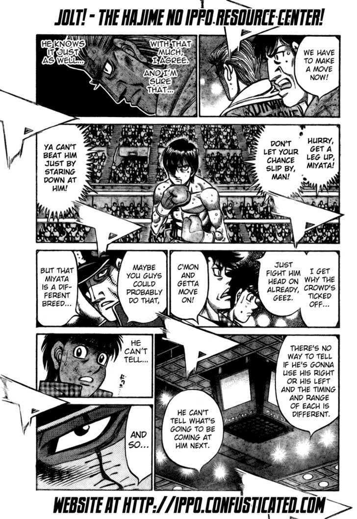Hajime no Ippo Chapter 830 page 11 - Chapter 830 : The Source of the Static