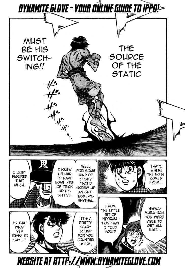 Hajime no Ippo Chapter 830 page 8 - Chapter 830 : The Source of the Static