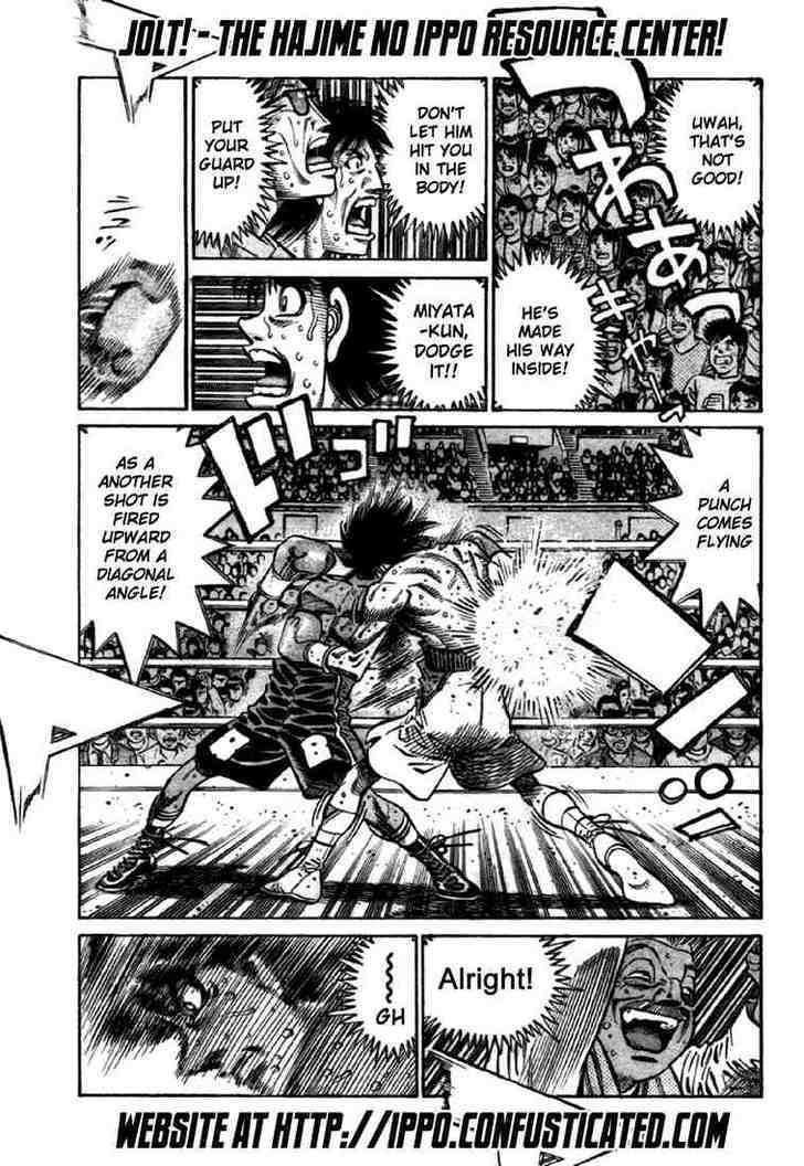 Hajime no Ippo Chapter 834 page 13 - Chapter 834 : Miyata's Hang Up