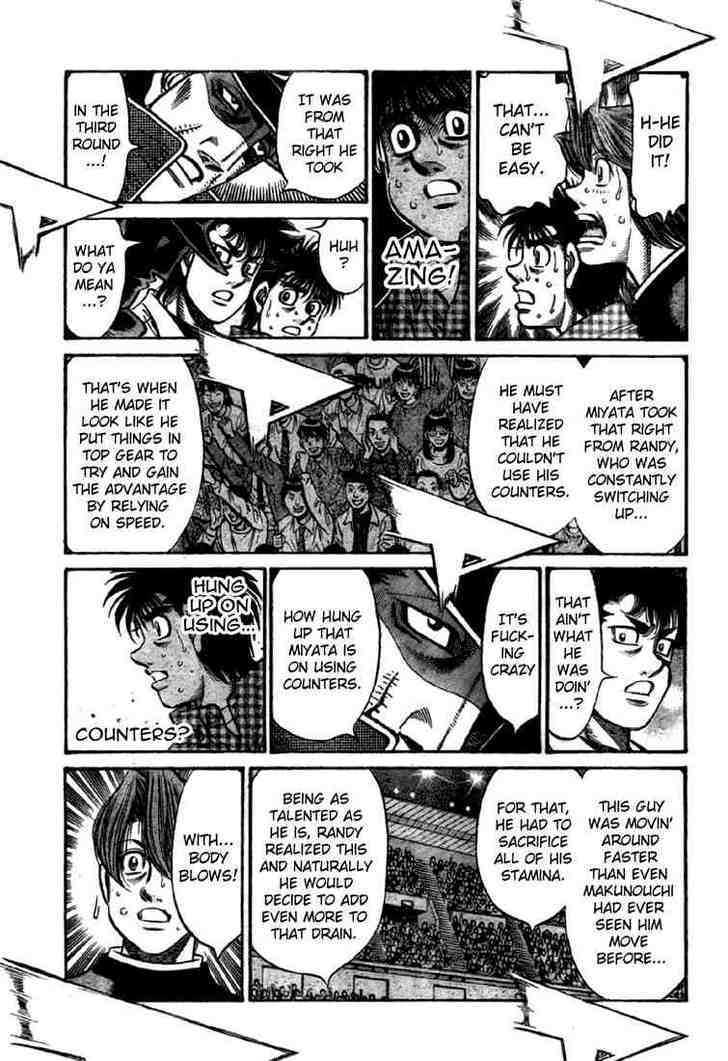 Hajime no Ippo Chapter 834 page 15 - Chapter 834 : Miyata's Hang Up