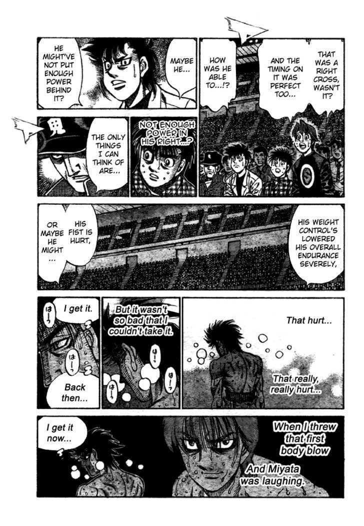 Hajime no Ippo Chapter 835 page 13 - Chapter 835 : Payoff of Courage