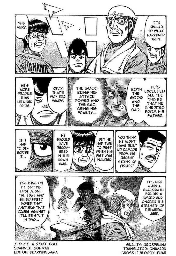Hajime no Ippo Chapter 839 page 3 - Chapter 839 : The Chosen Path