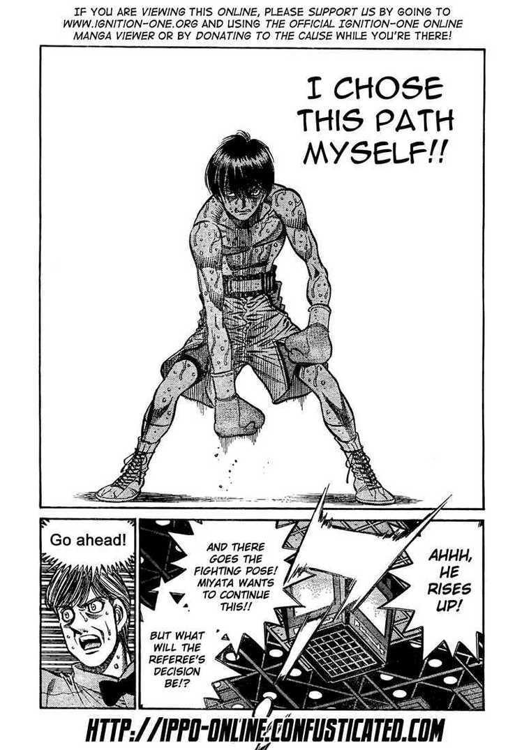 Hajime no Ippo Chapter 839 page 5 - Chapter 839 : The Chosen Path