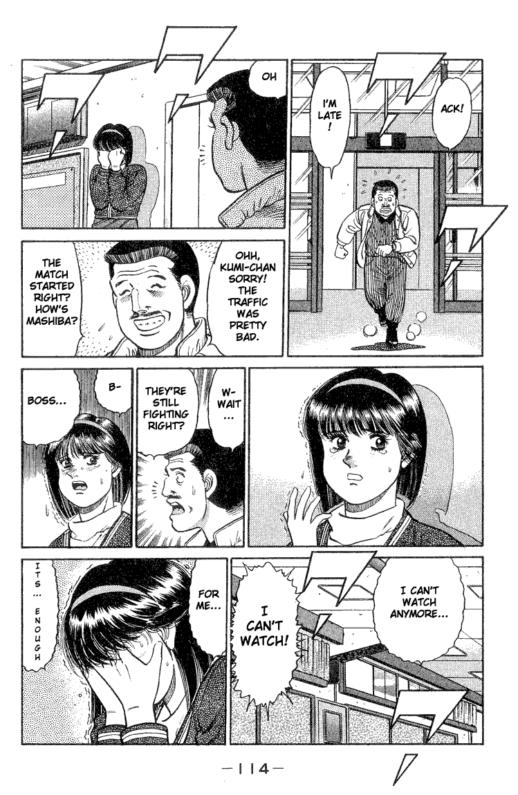 Hajime no Ippo Chapter 84.2 page 12 - Chapter 84 v2 : Mashiba Stands Like A King