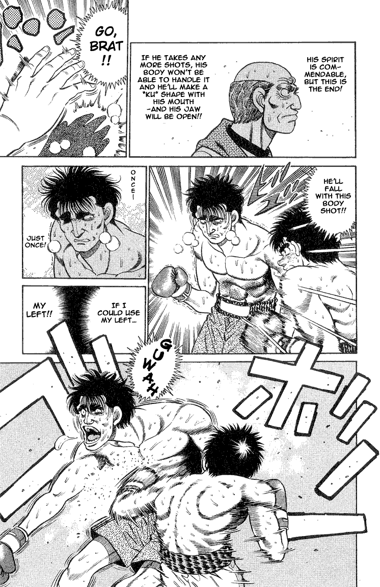 Hajime no Ippo Chapter 84.2 page 15 - Chapter 84 v2 : Mashiba Stands Like A King