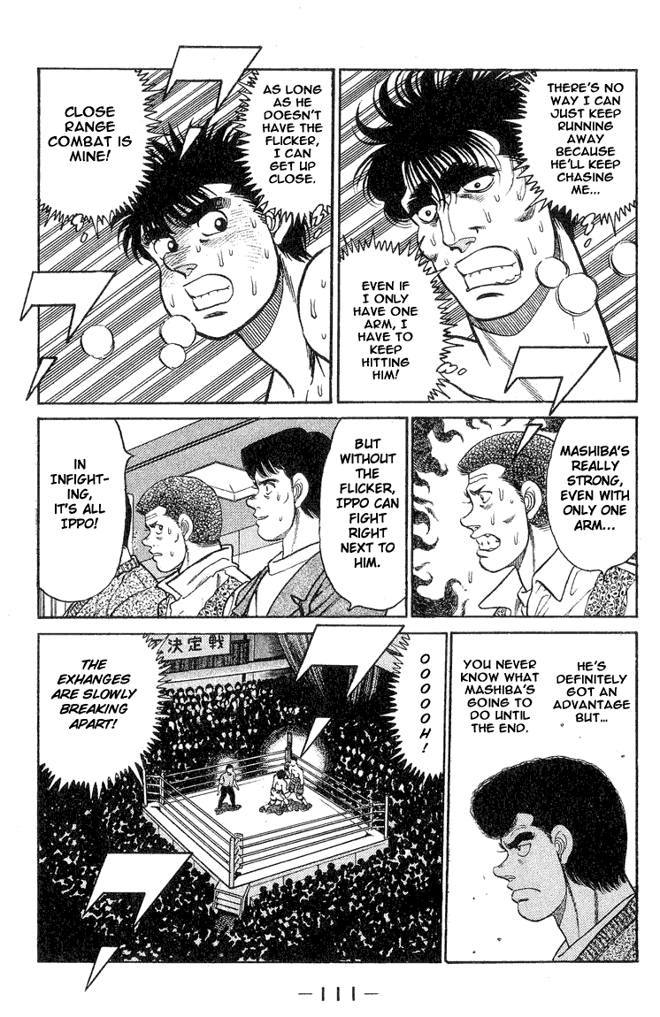 Hajime no Ippo Chapter 84.2 page 9 - Chapter 84 v2 : Mashiba Stands Like A King