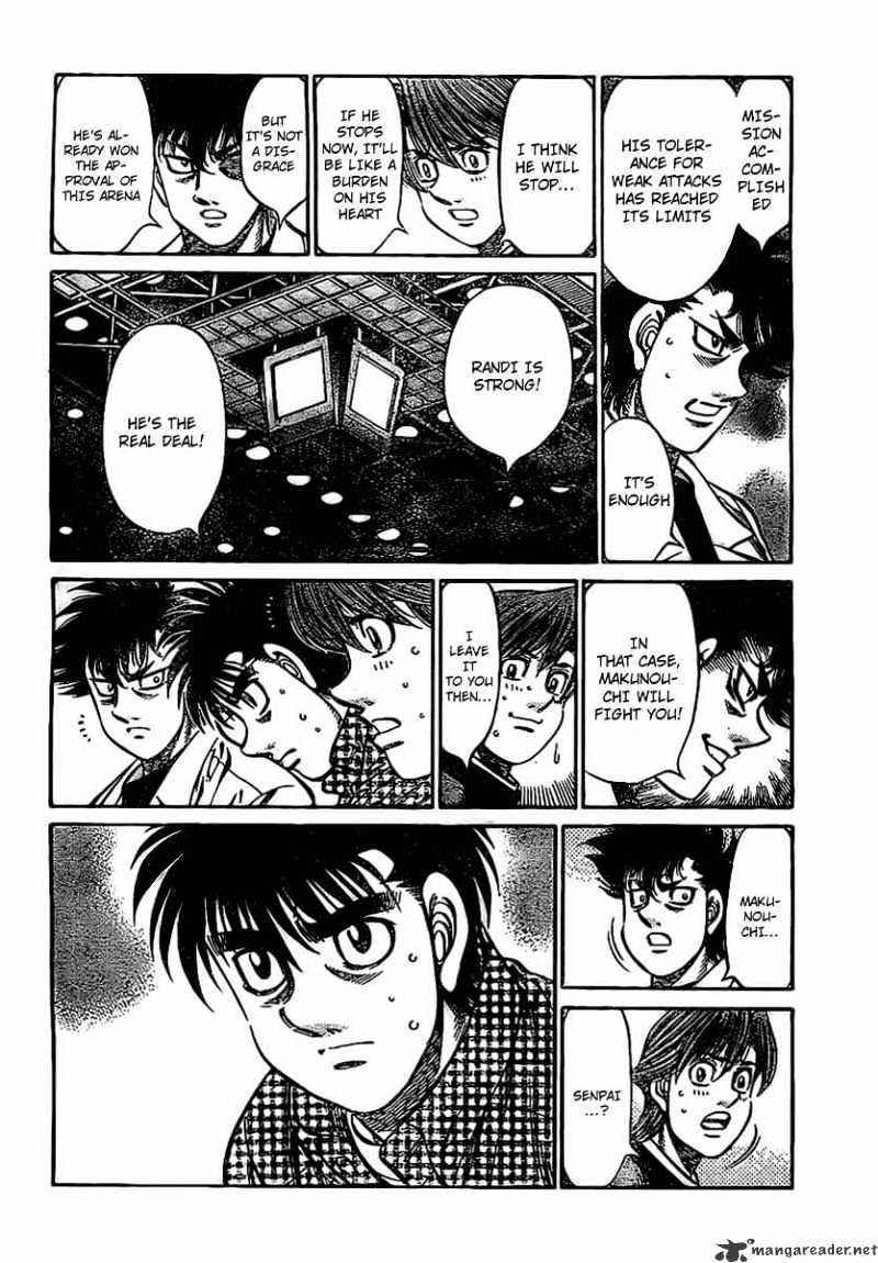 Hajime no Ippo Chapter 841 page 16 - Chapter 841 : A Desperate Boxer