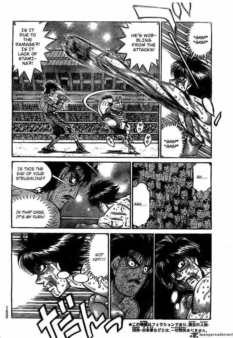 Hajime no Ippo Chapter 841 page 2 - Chapter 841 : A Desperate Boxer