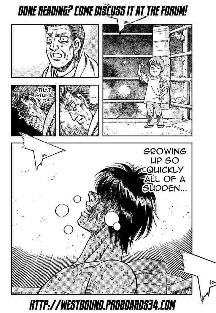 Hajime no Ippo Chapter 844 page 17 - Chapter 844 : Fist's Memory