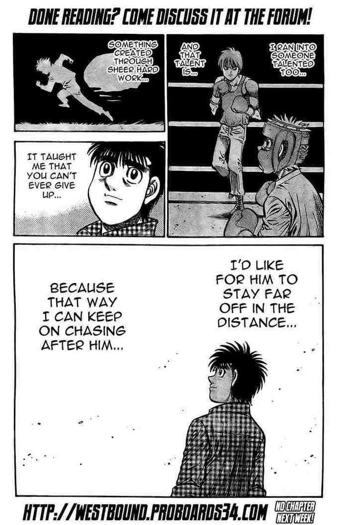 Hajime no Ippo Chapter 847 page 18 - Chapter 847 : Opposite Outcome