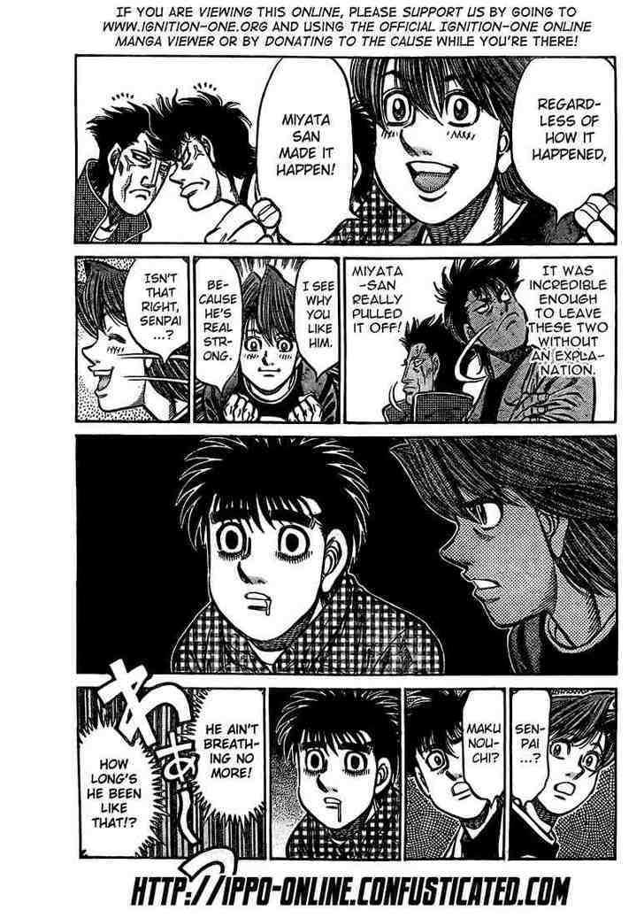 Hajime no Ippo Chapter 847 page 3 - Chapter 847 : Opposite Outcome