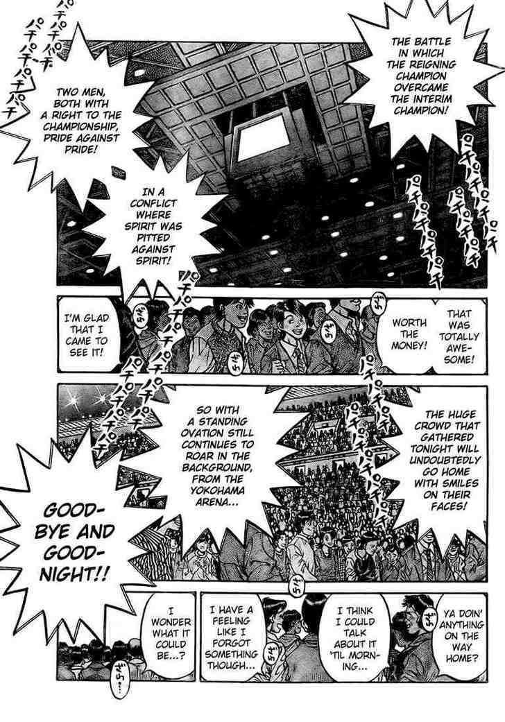 Hajime no Ippo Chapter 847 page 5 - Chapter 847 : Opposite Outcome
