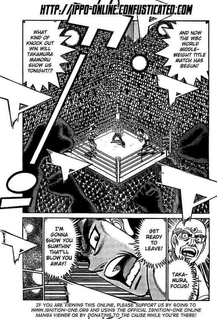 Hajime no Ippo Chapter 848 page 3 - Chapter 848 : Vengeful Takamura