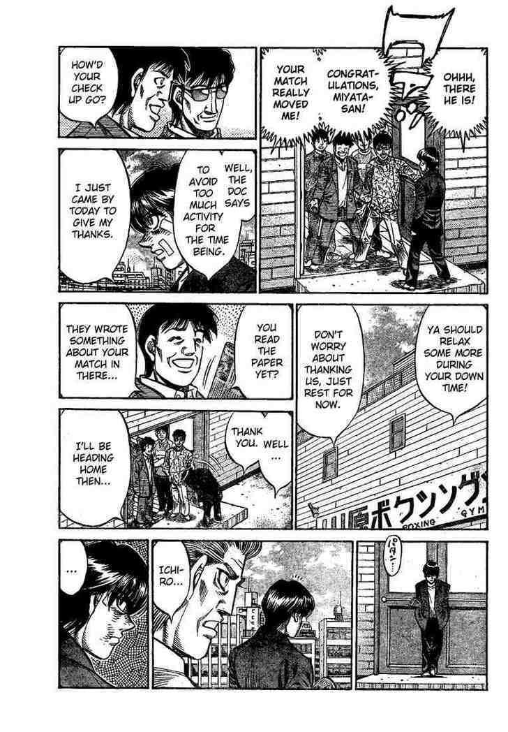 Hajime no Ippo Chapter 849 page 14 - Chapter 849 : Sayonara, Sakaguchi