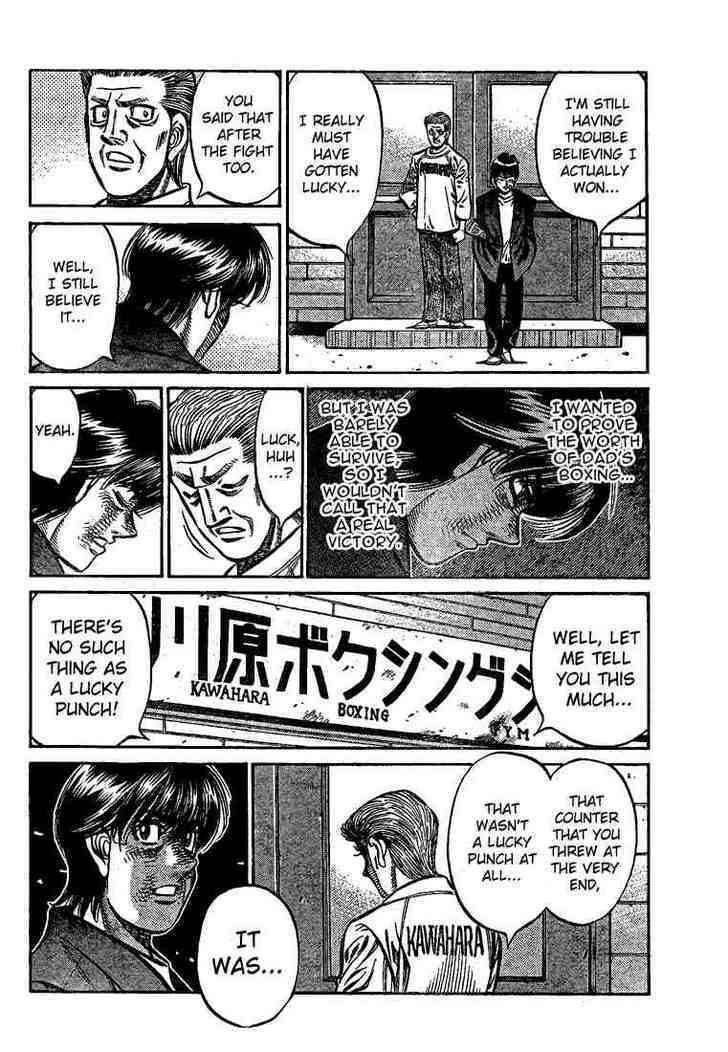 Hajime no Ippo Chapter 849 page 15 - Chapter 849 : Sayonara, Sakaguchi