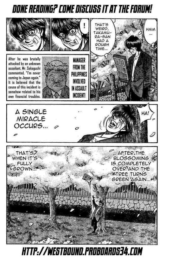 Hajime no Ippo Chapter 849 page 17 - Chapter 849 : Sayonara, Sakaguchi