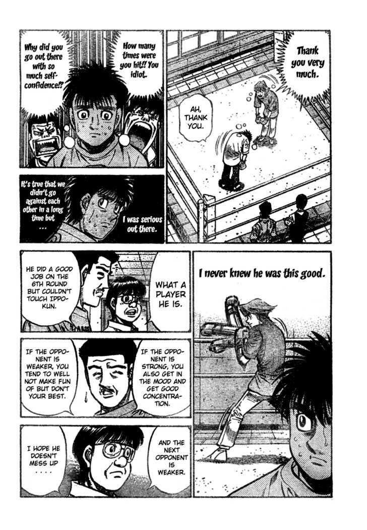 Hajime no Ippo Chapter 851 page 6 - Chapter 851 : The Fear of Slipping
