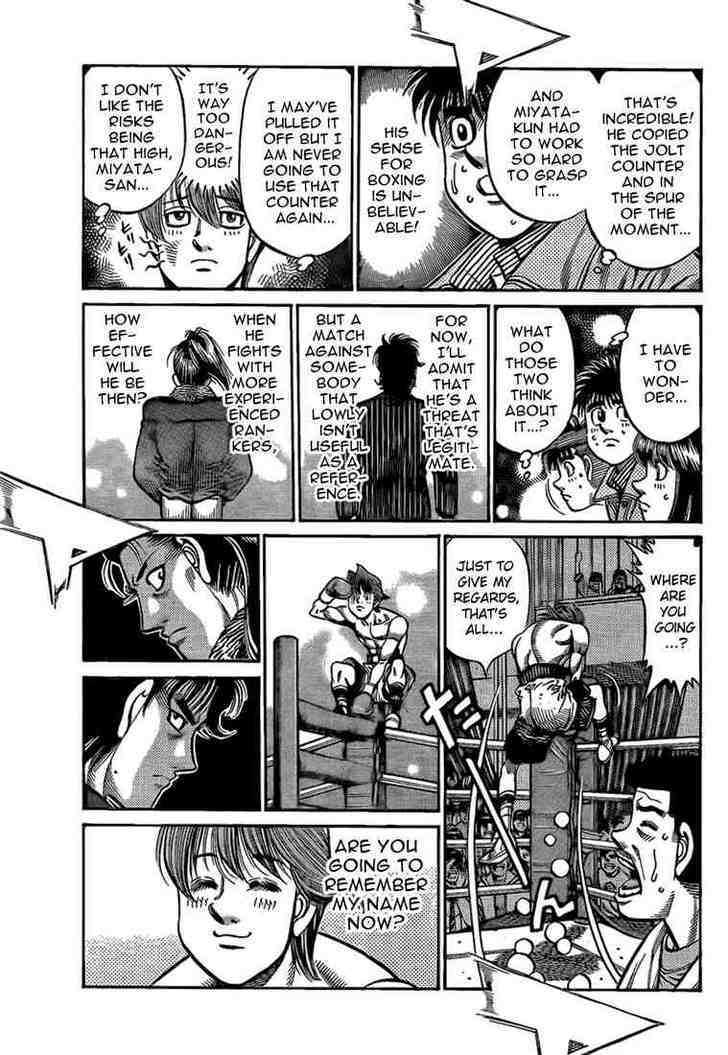 Hajime no Ippo Chapter 852 page 17 - Chapter 852 : The Challenge of A's