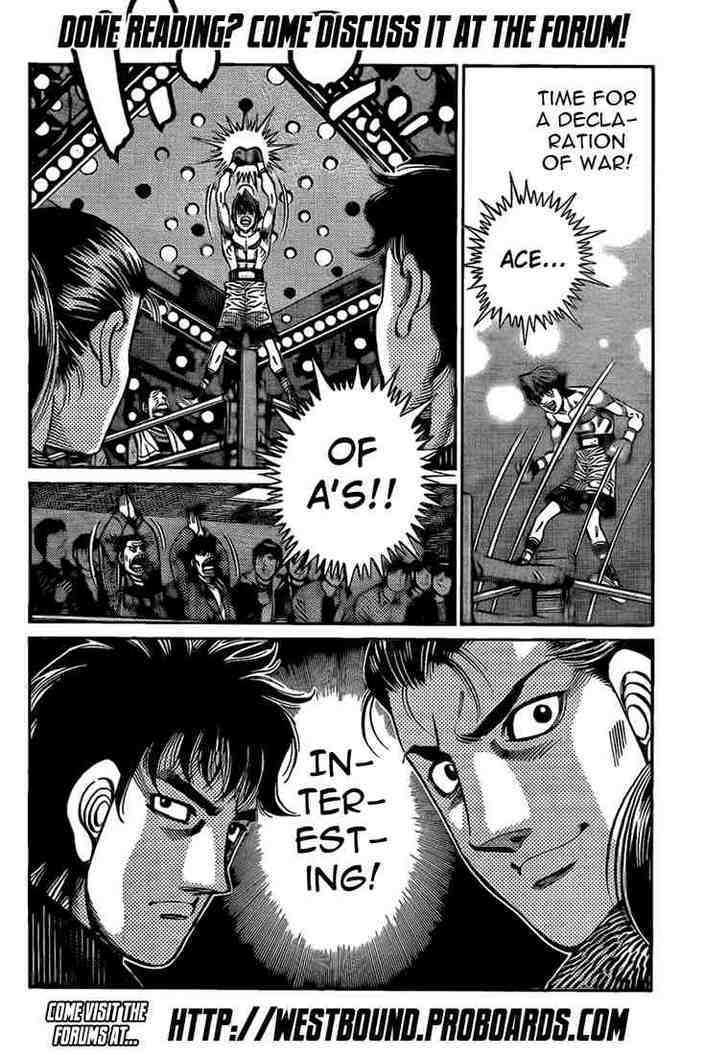 Hajime no Ippo Chapter 852 page 18 - Chapter 852 : The Challenge of A's