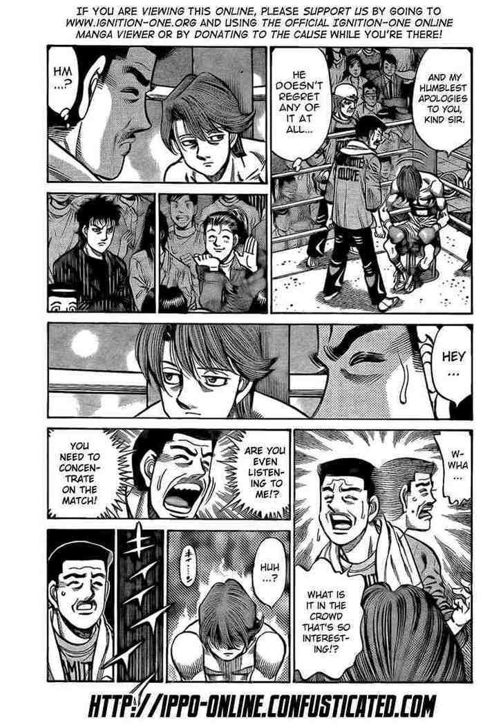 Hajime no Ippo Chapter 852 page 3 - Chapter 852 : The Challenge of A's