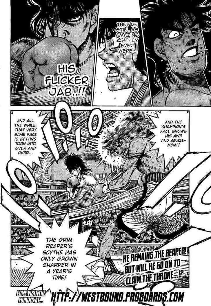 Hajime no Ippo Chapter 853 page 15 - Chapter 853 : The Grim Reaper Returns