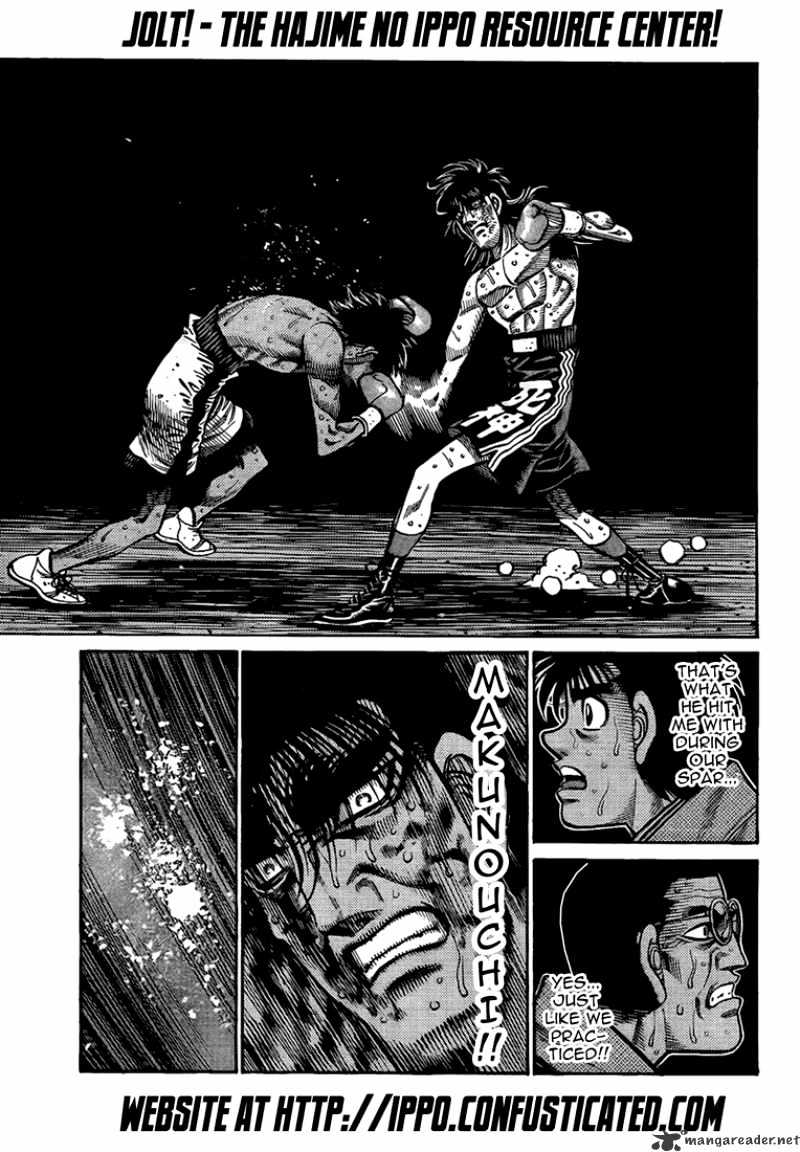 Hajime no Ippo Chapter 855 page 11 - Chapter 855 : Makunouchiiii...
