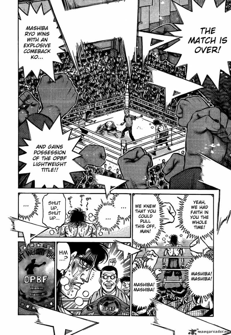 Hajime no Ippo Chapter 855 page 14 - Chapter 855 : Makunouchiiii...