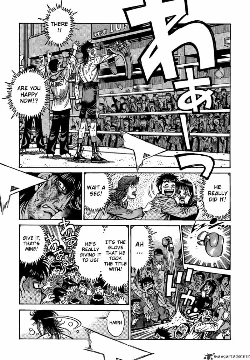 Hajime no Ippo Chapter 855 page 15 - Chapter 855 : Makunouchiiii...