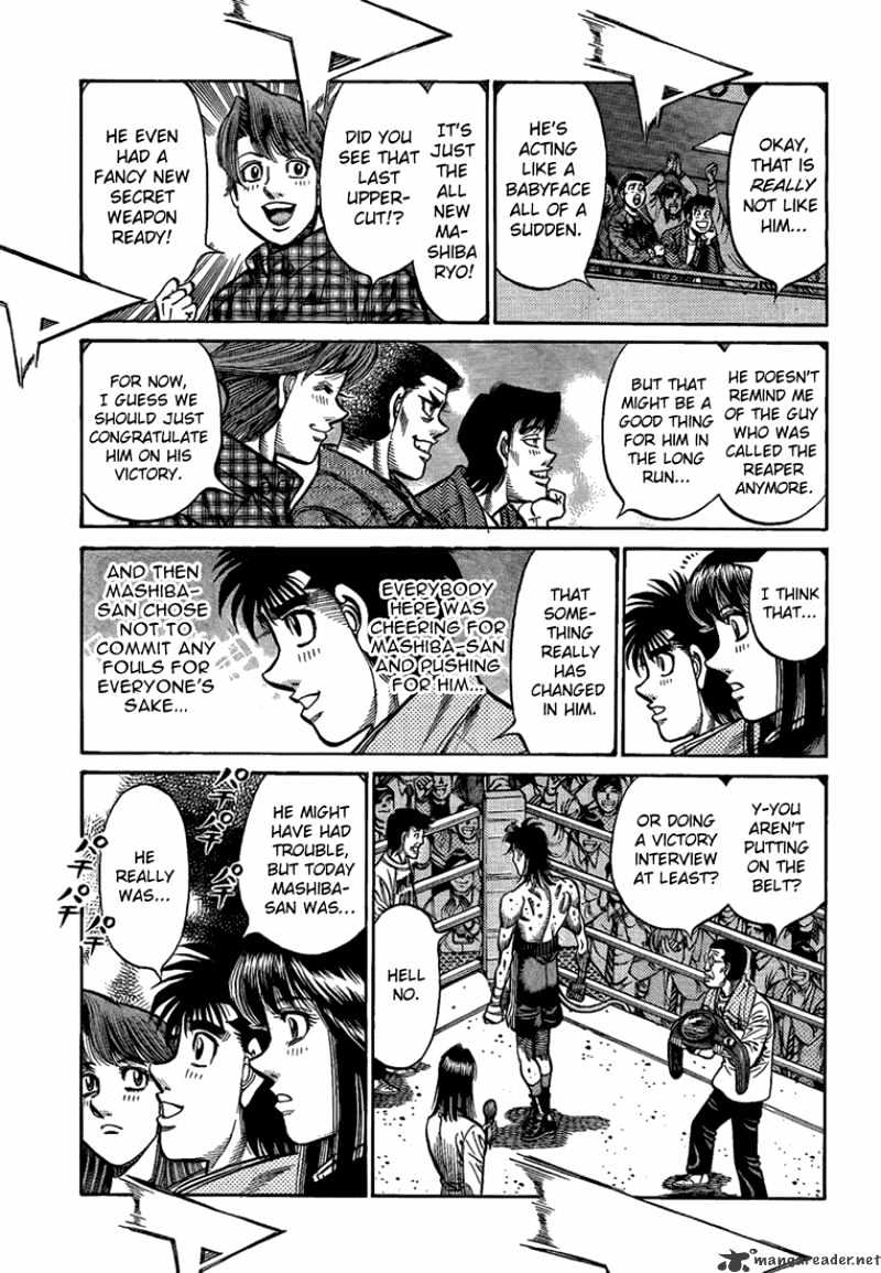 Hajime no Ippo Chapter 855 page 17 - Chapter 855 : Makunouchiiii...
