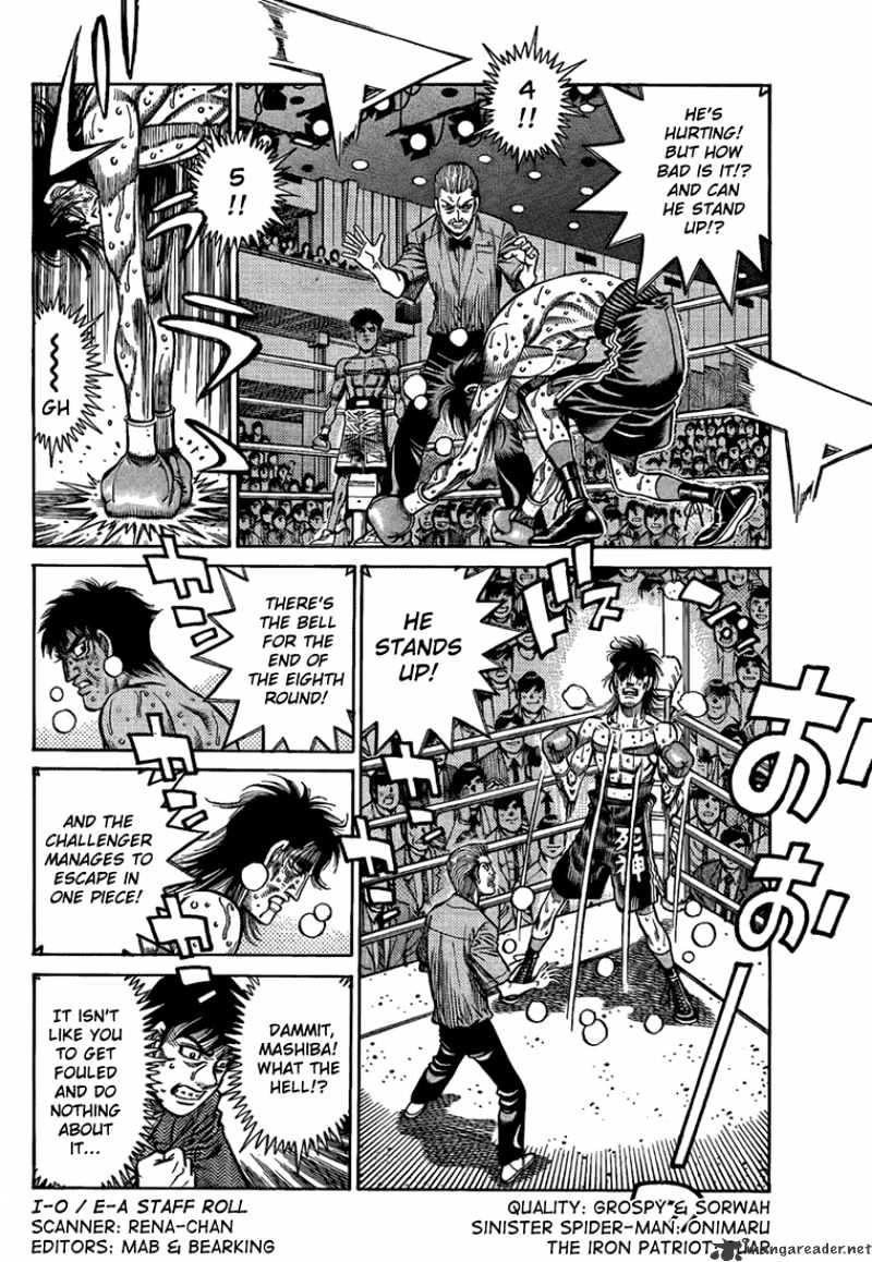 Hajime no Ippo Chapter 855 page 2 - Chapter 855 : Makunouchiiii...