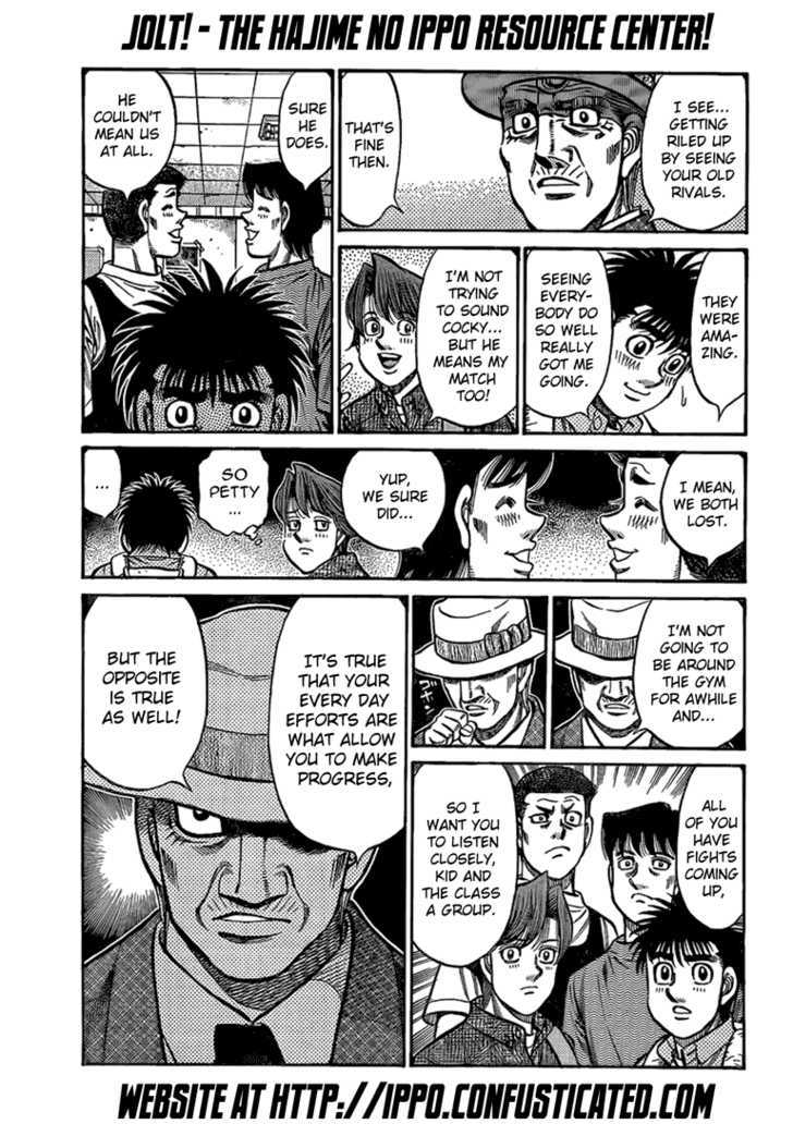 Hajime no Ippo Chapter 856 page 13 - Chapter 856 : The Path of Progress