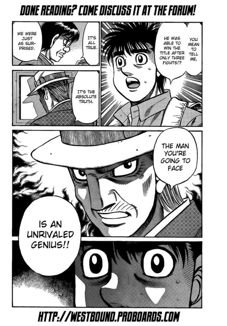 Hajime no Ippo Chapter 856 page 18 - Chapter 856 : The Path of Progress