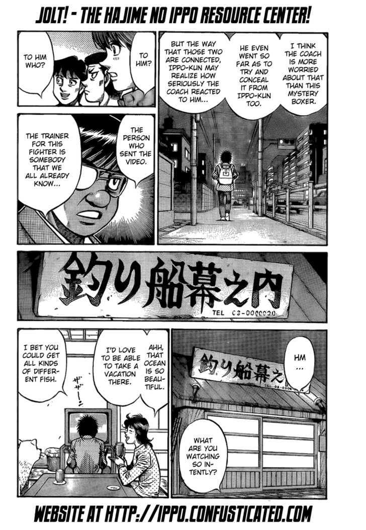 Hajime no Ippo Chapter 857 page 12 - Chapter 857 : The Champion of Nature