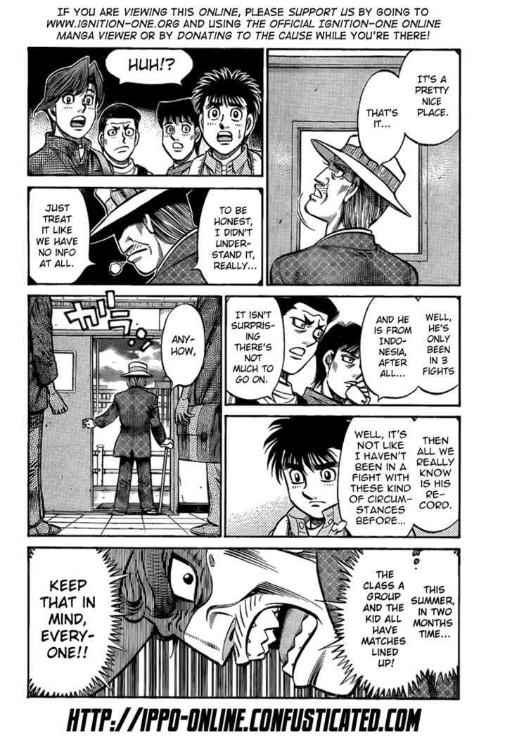 Hajime no Ippo Chapter 857 page 2 - Chapter 857 : The Champion of Nature