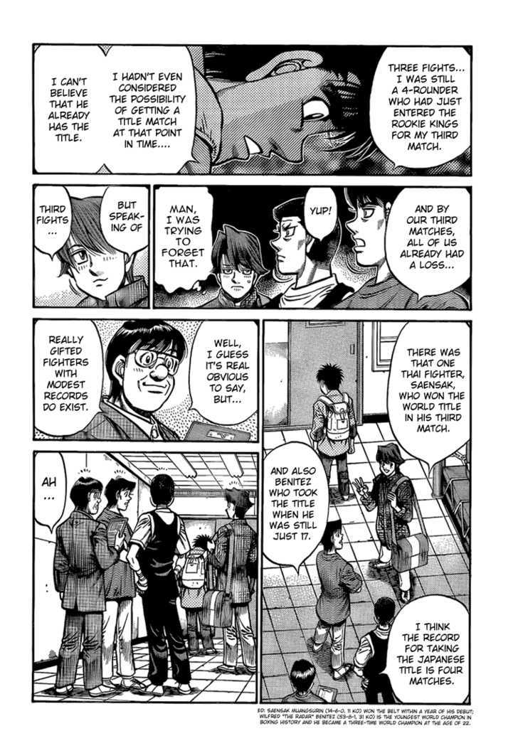 Hajime no Ippo Chapter 857 page 4 - Chapter 857 : The Champion of Nature
