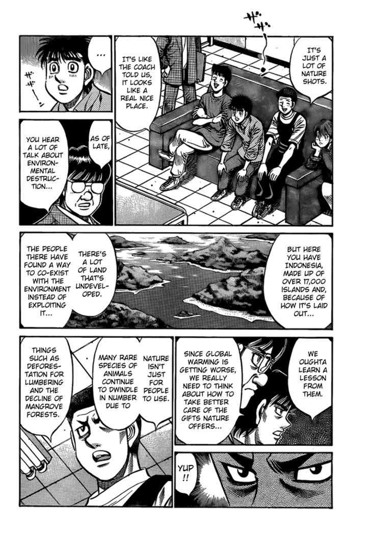 Hajime no Ippo Chapter 857 page 8 - Chapter 857 : The Champion of Nature