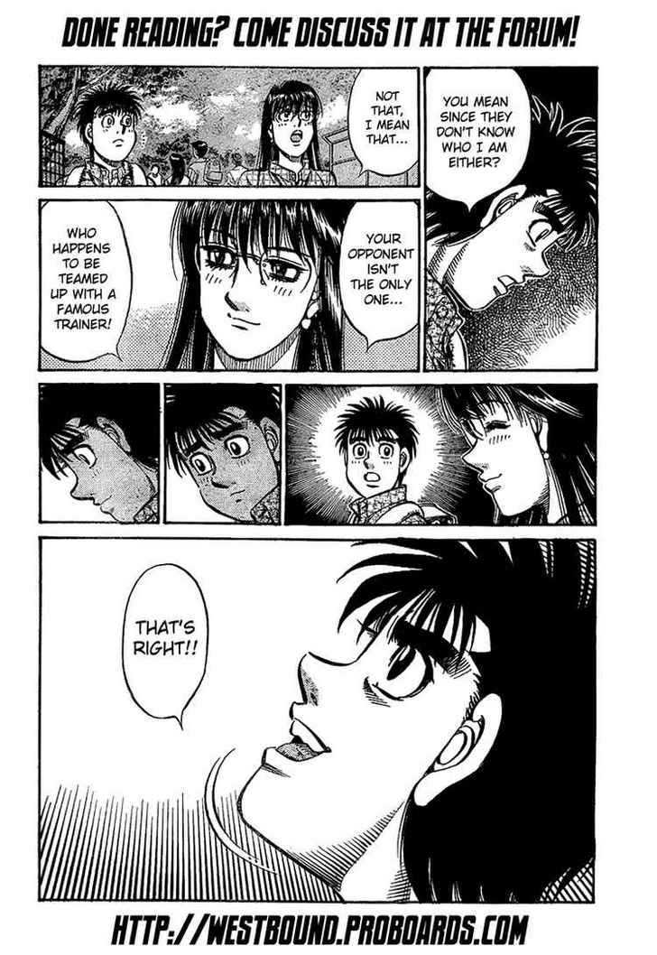 Hajime no Ippo Chapter 858 page 18 - Chapter 858 : The Genius and the Famous Trainer
