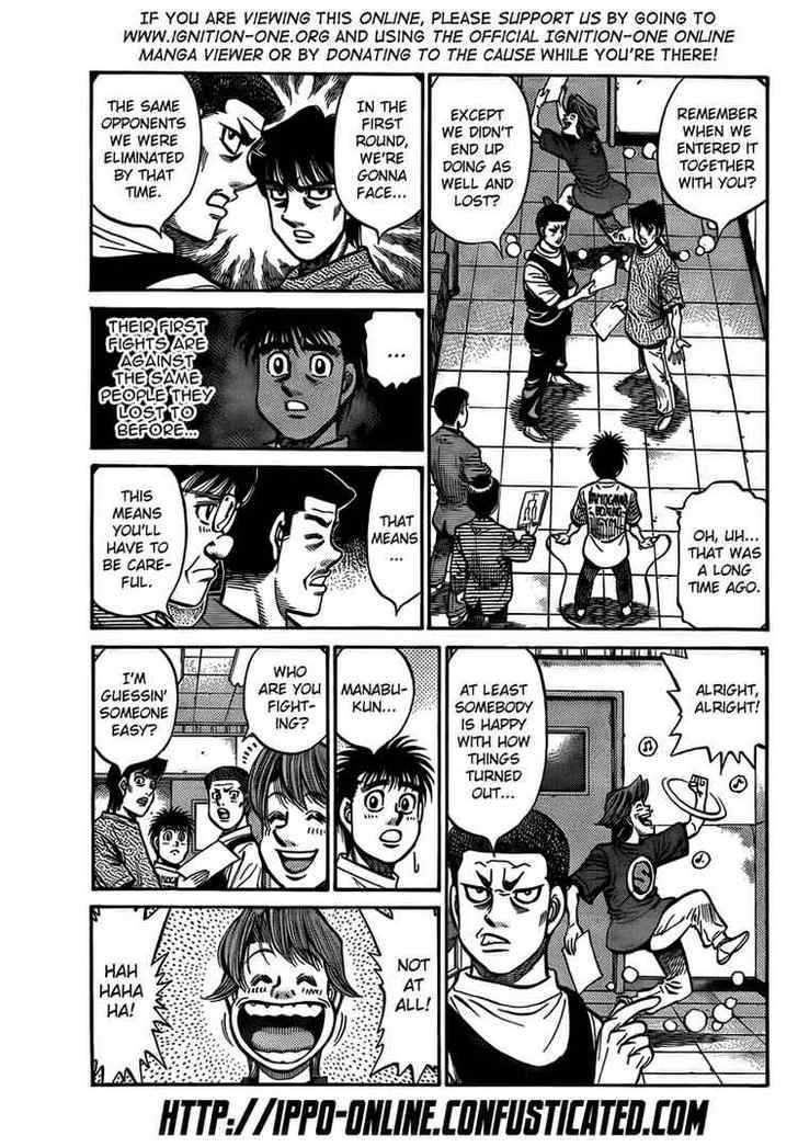 Hajime no Ippo Chapter 859 page 3 - Chapter 859 : Excitement and Aphorisms