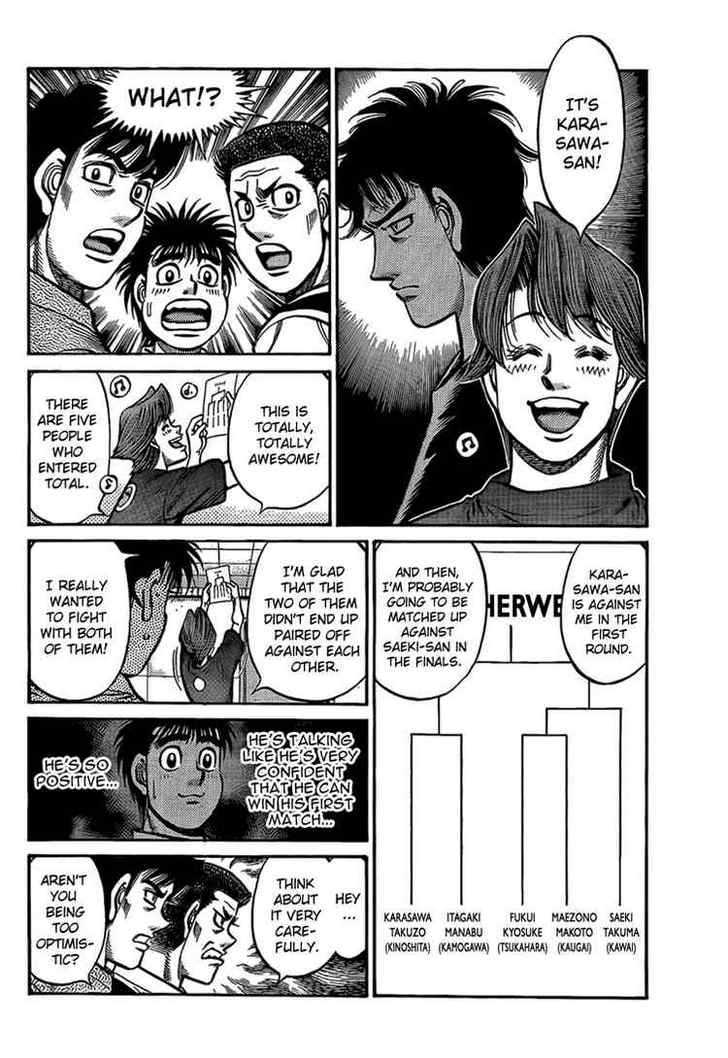 Hajime no Ippo Chapter 859 page 4 - Chapter 859 : Excitement and Aphorisms