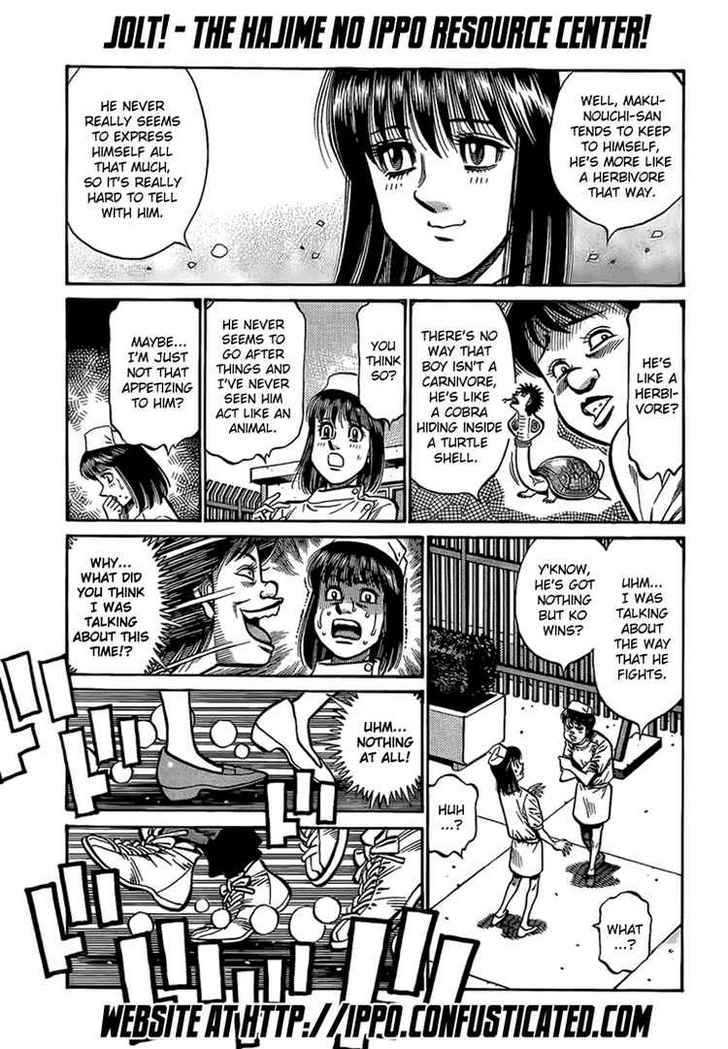 Hajime no Ippo Chapter 860 page 13 - Chapter 860 : Cumulative Progress