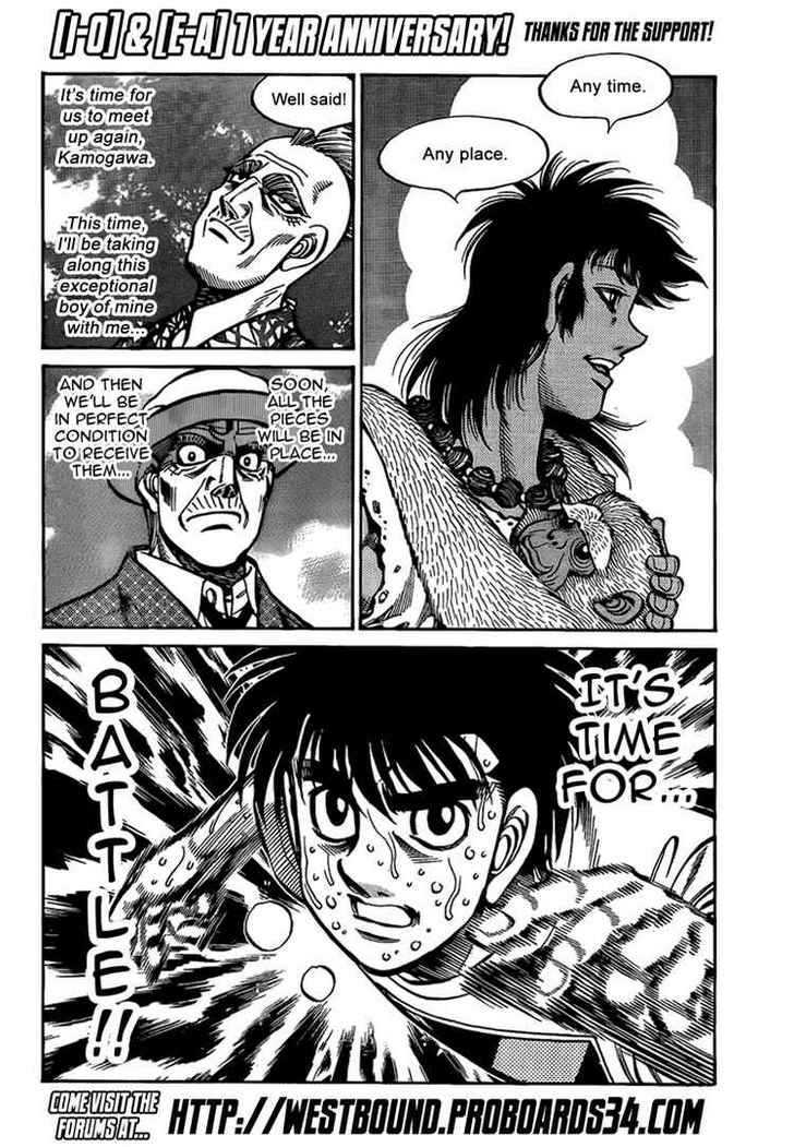 Hajime no Ippo Chapter 860 page 18 - Chapter 860 : Cumulative Progress