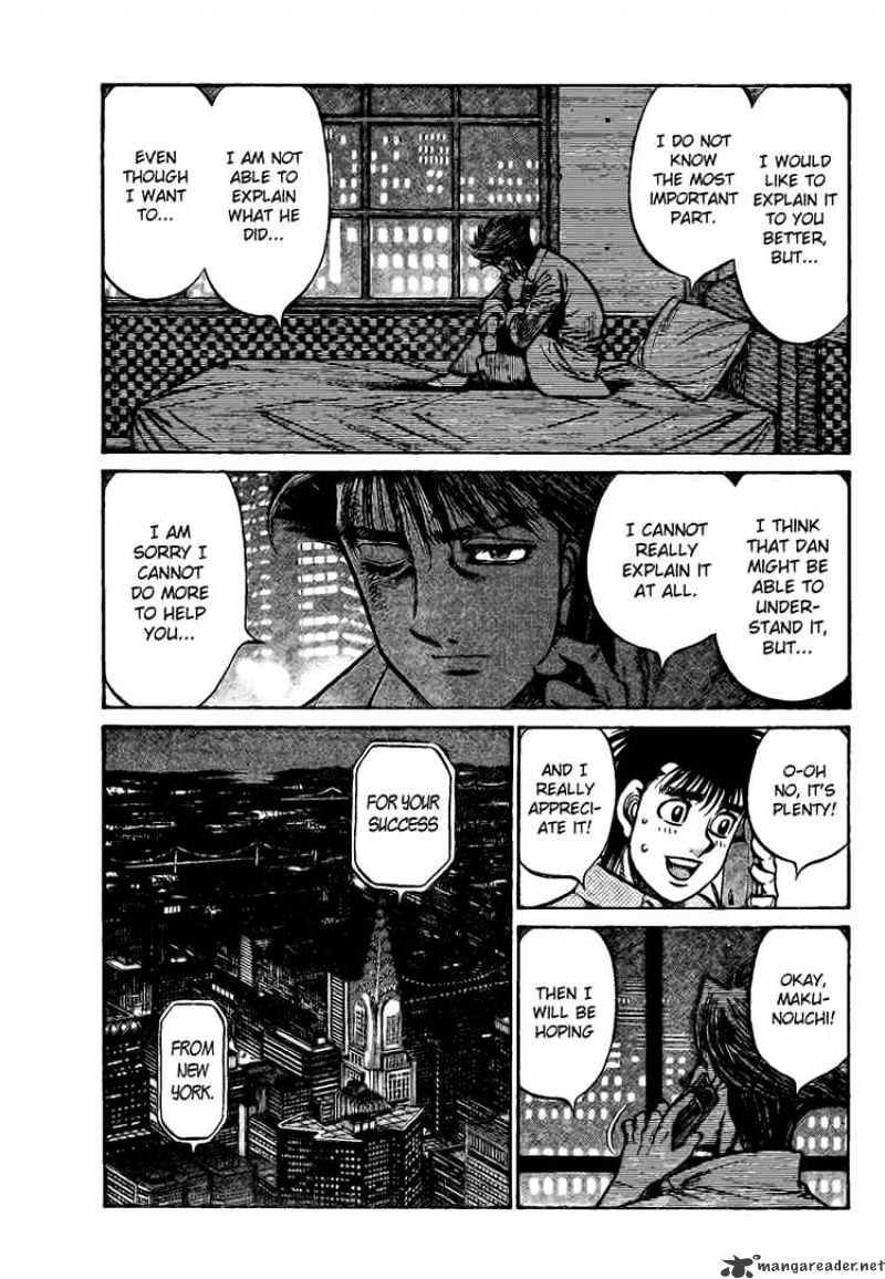 Hajime no Ippo Chapter 862 page 11 - Chapter 862 : Shocking Phone Call