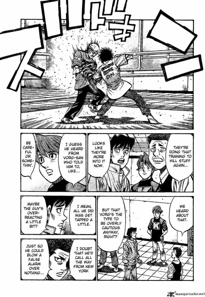 Hajime no Ippo Chapter 862 page 13 - Chapter 862 : Shocking Phone Call