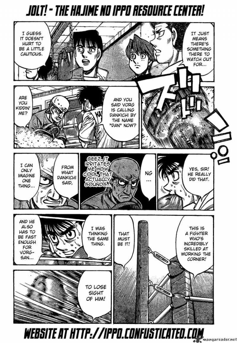 Hajime no Ippo Chapter 862 page 14 - Chapter 862 : Shocking Phone Call