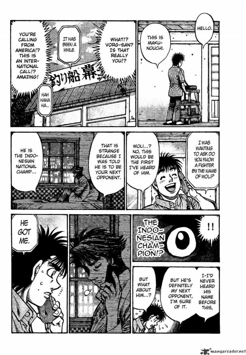 Hajime no Ippo Chapter 862 page 2 - Chapter 862 : Shocking Phone Call