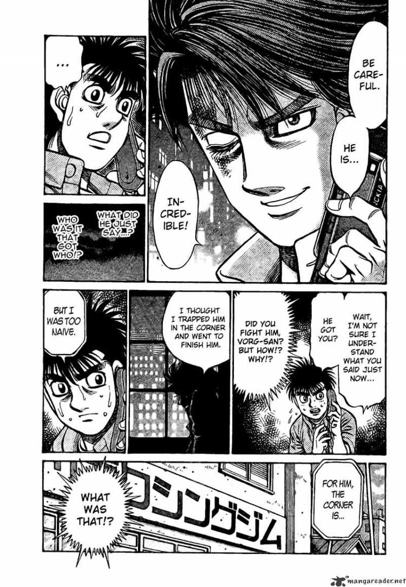 Hajime no Ippo Chapter 862 page 3 - Chapter 862 : Shocking Phone Call