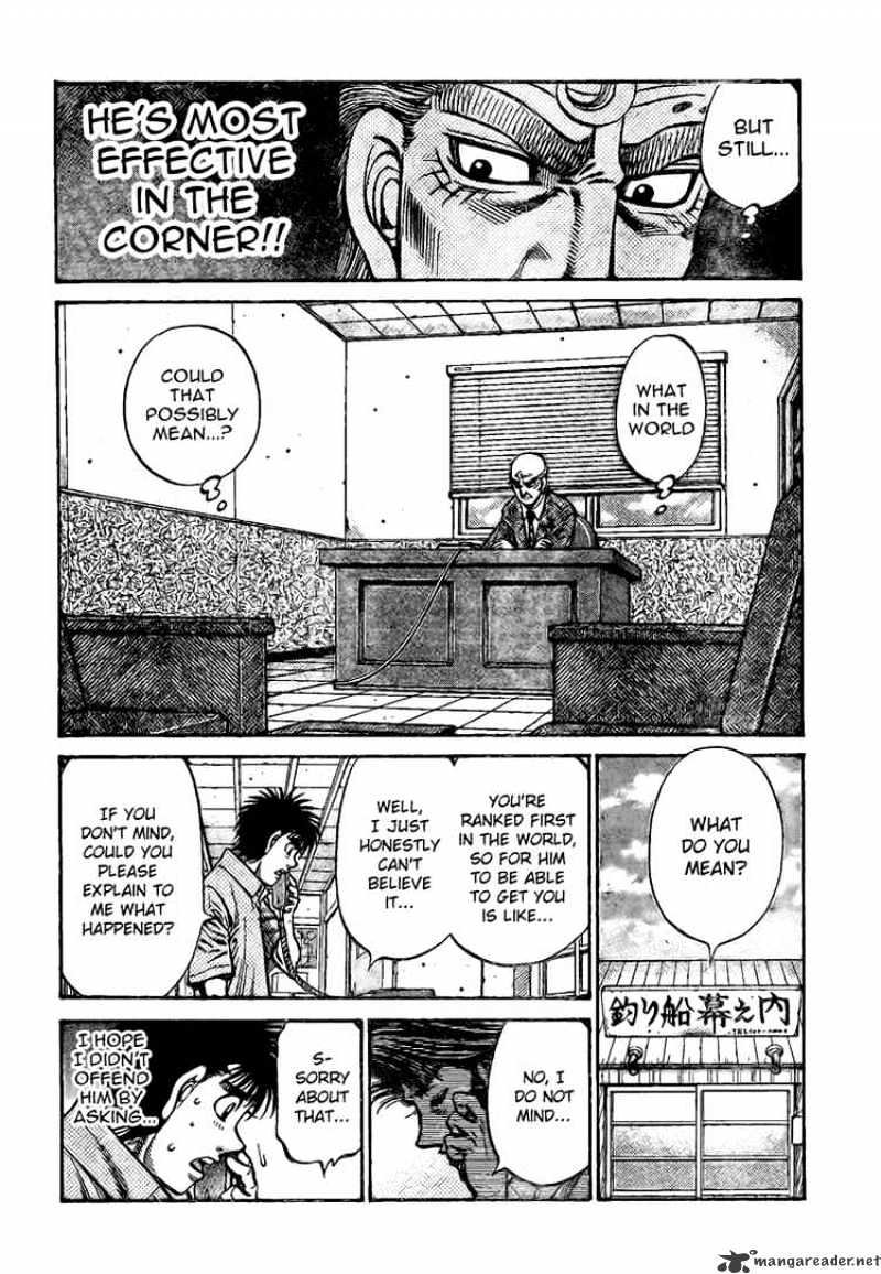 Hajime no Ippo Chapter 862 page 6 - Chapter 862 : Shocking Phone Call