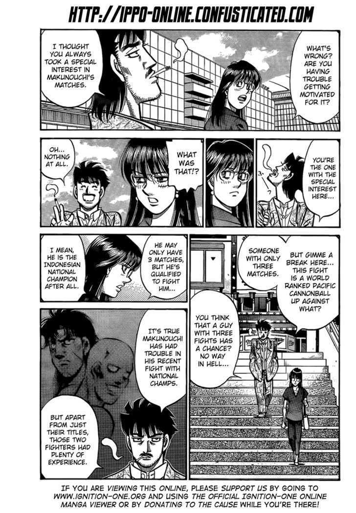 Hajime no Ippo Chapter 863 page 4 - Chapter 863 : Reckless Fight