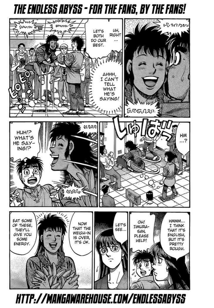 Hajime no Ippo Chapter 863 page 8 - Chapter 863 : Reckless Fight