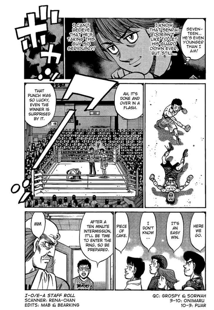 Hajime no Ippo Chapter 865 page 3 - Chapter 865 : Higher Upper Class Image